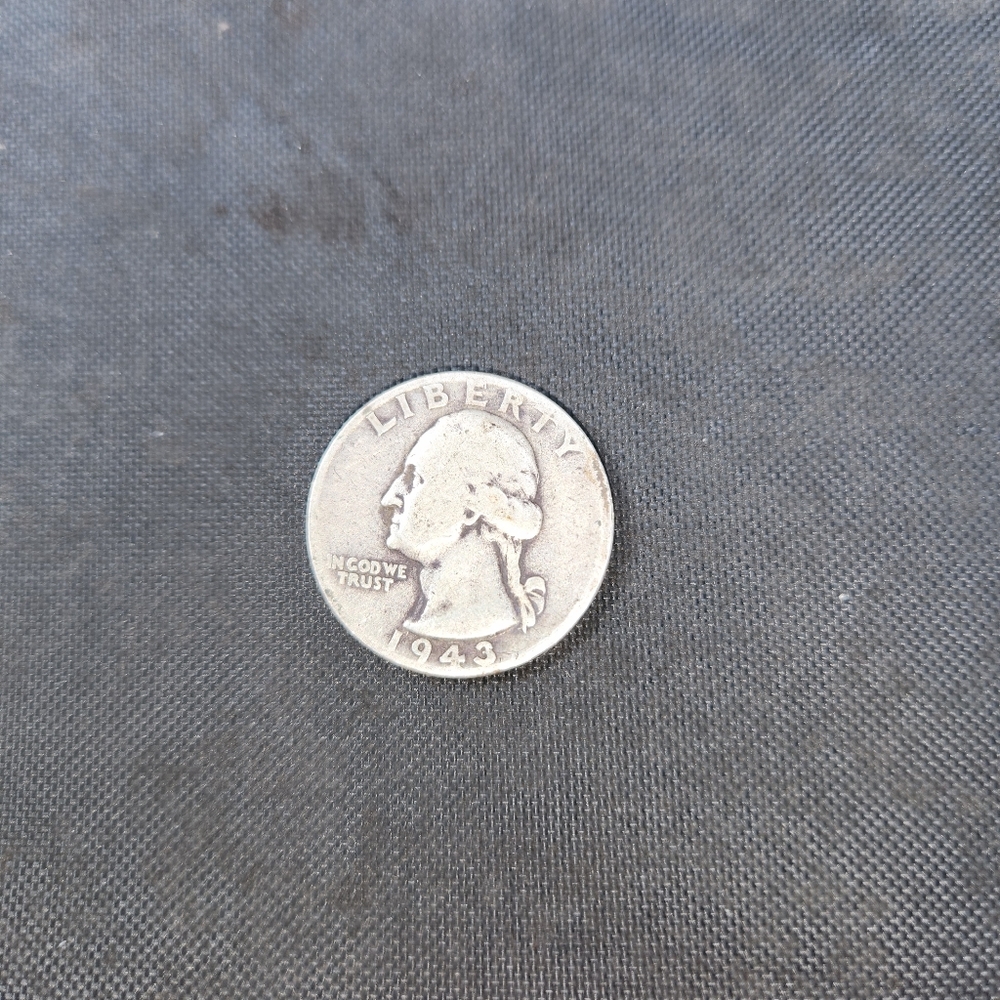 1943 silver quarter coin